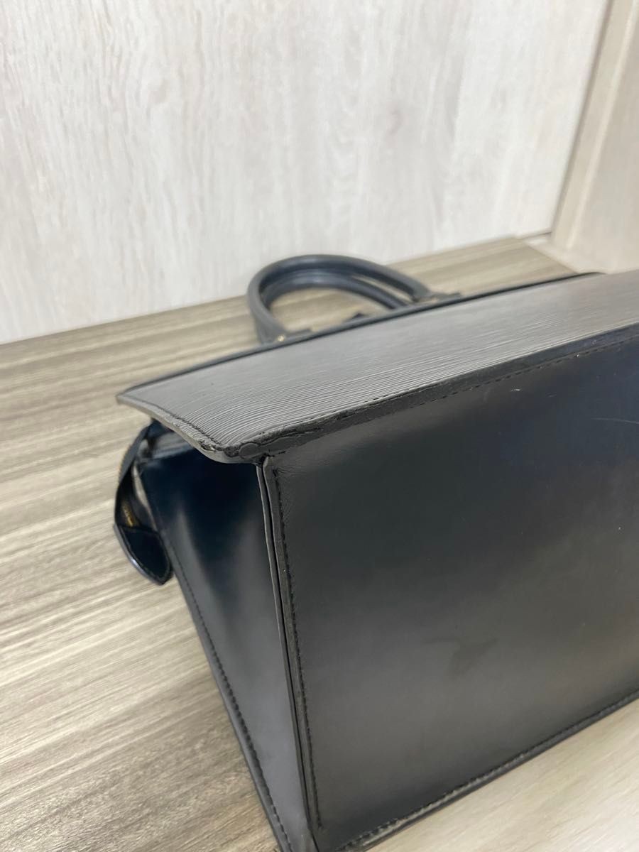 LOUIS VUITTON Bag: Epi Riviera Handbag Noir W36H26D17cm w/o accessories;–