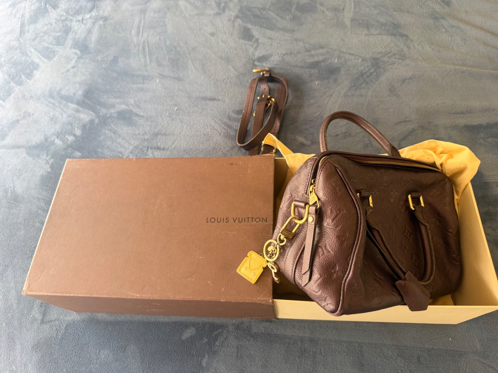 louis vuitton handbags authentic Plum (Limited) with Key Charm add on