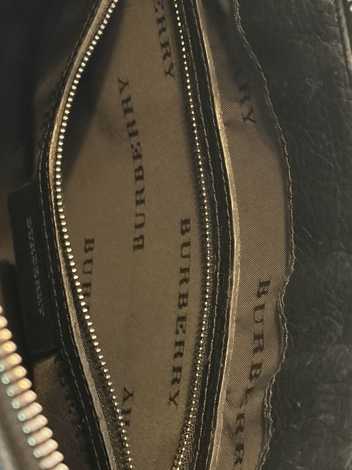 Burberry Nova Check Shoulder Bag – Canvas with Black Leather Trim – Pre-Owned