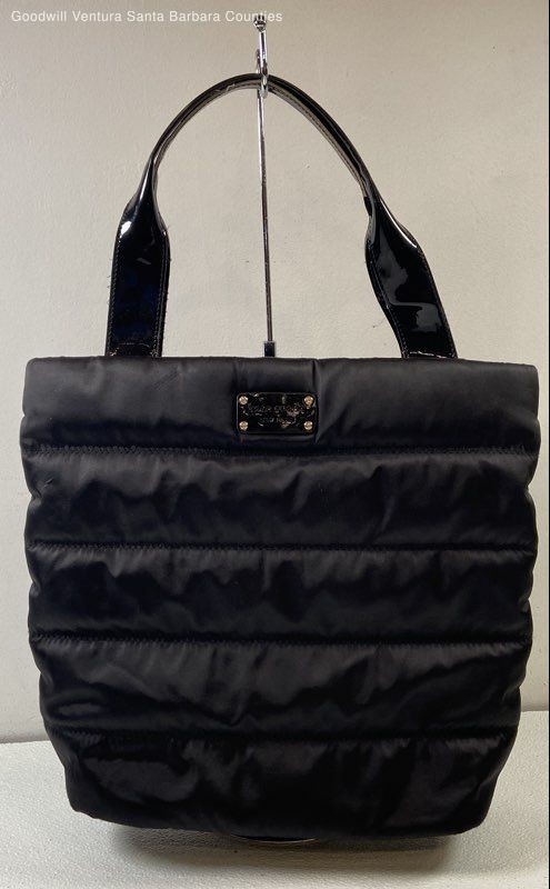 Kate Spade Black Puffy Tote Style Shoulder Purse