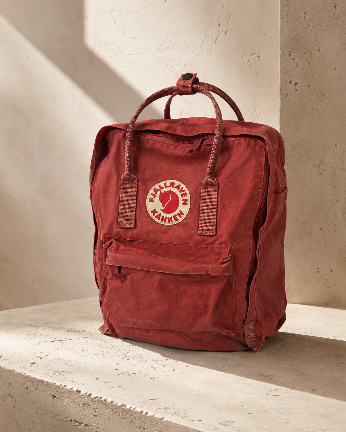 Fjallraven Kanken Classic Pink Vinylon F Backpack School Travel Faded