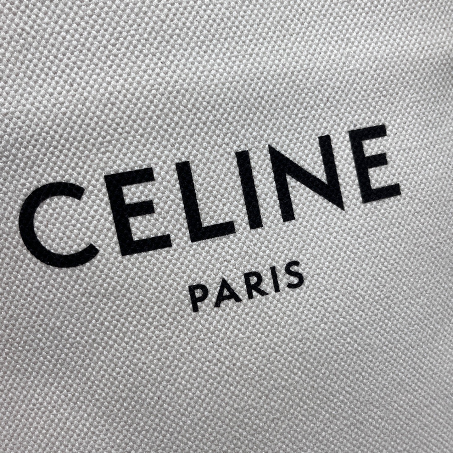 Celine Small Vertical Cabas White Brown Canvas (ws071526b9r)