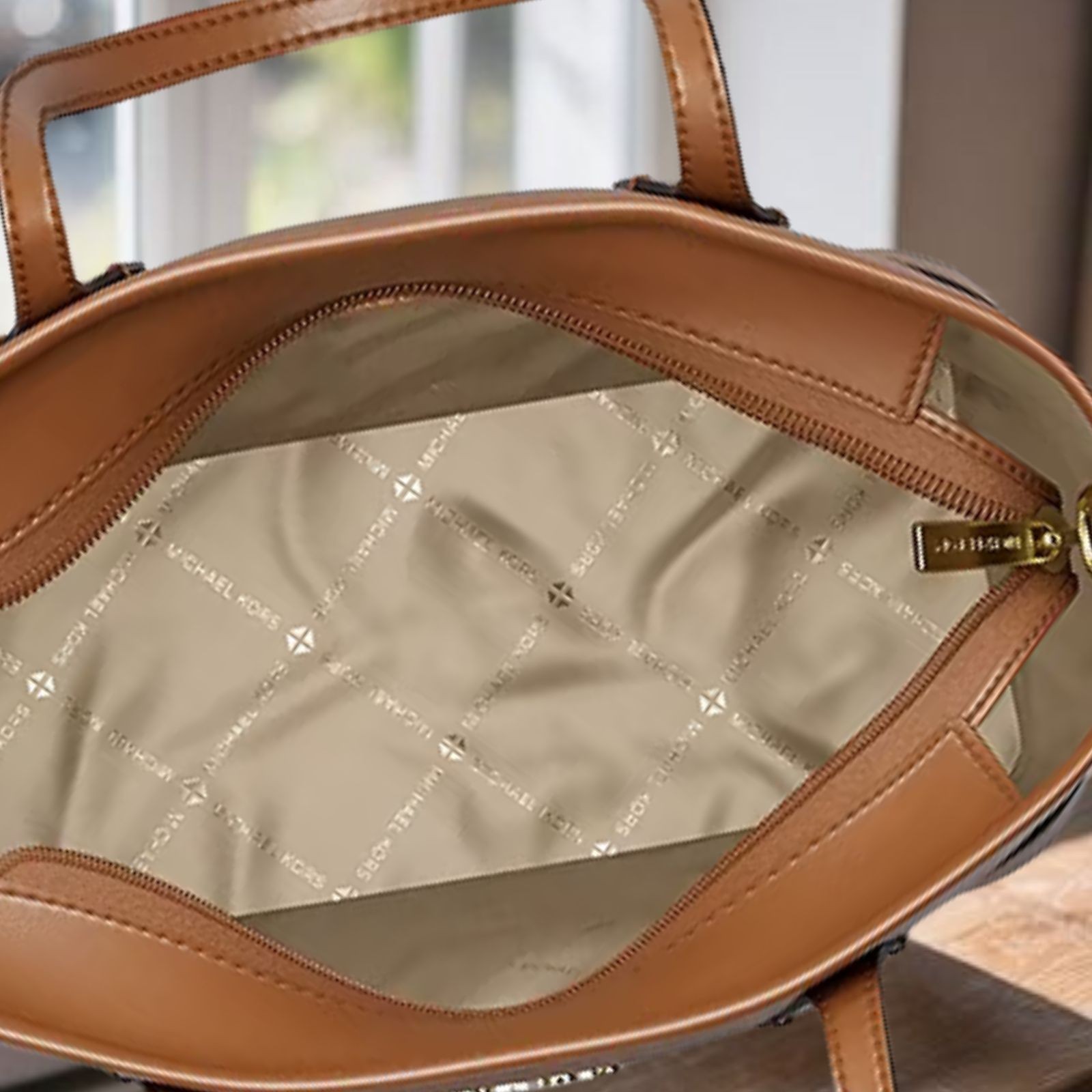Michael Kors Eva Women Extra-Small Leather Convertible Tote Handbag Purse Bag