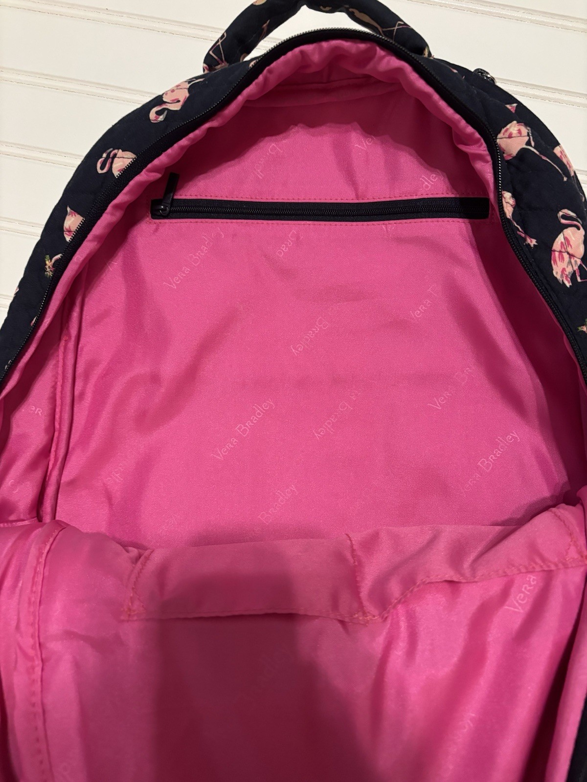 Vera Bradley Large Flamingo Fiesta Backpack