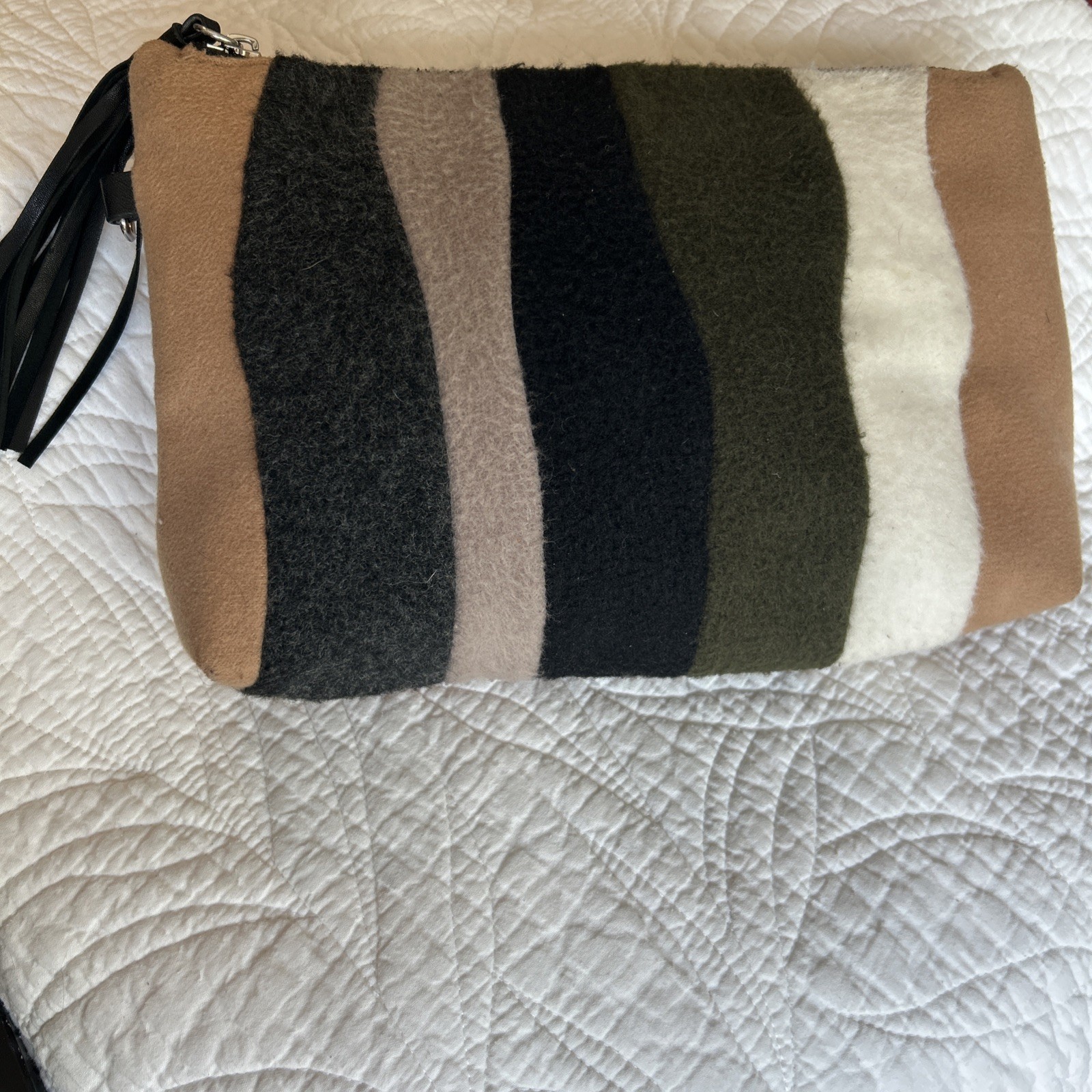Anthropologie Jasper and Jeera Gijou Striped Pouch