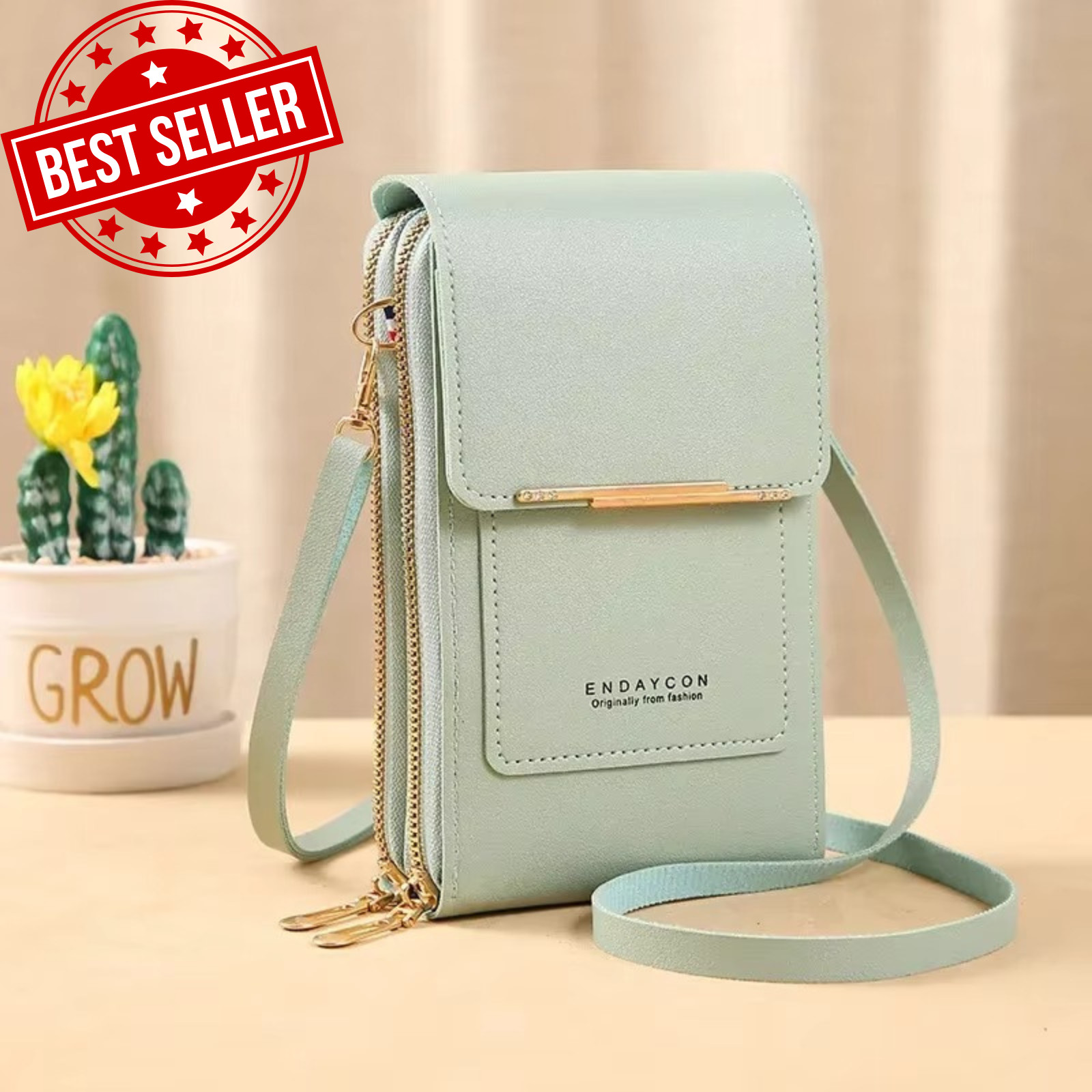Women Touch Screen Cell Phone Bag Crossbody Shoulder Pouch Purse Wallet Key Case