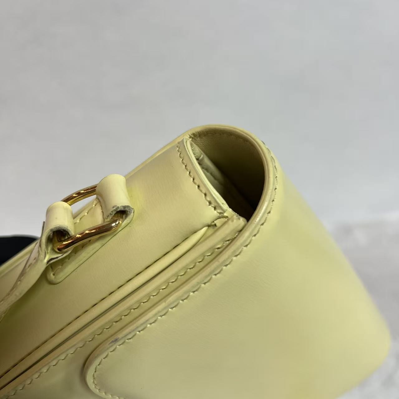 Celine Triomphe Mini Light Yellow DX327@pre-verified by eBay 26.06.18