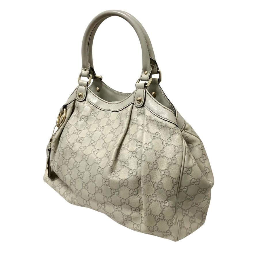 GUCCI Bag: Sukey GG Tote 211944 Ivory W34H26D12cm w/o accessories;