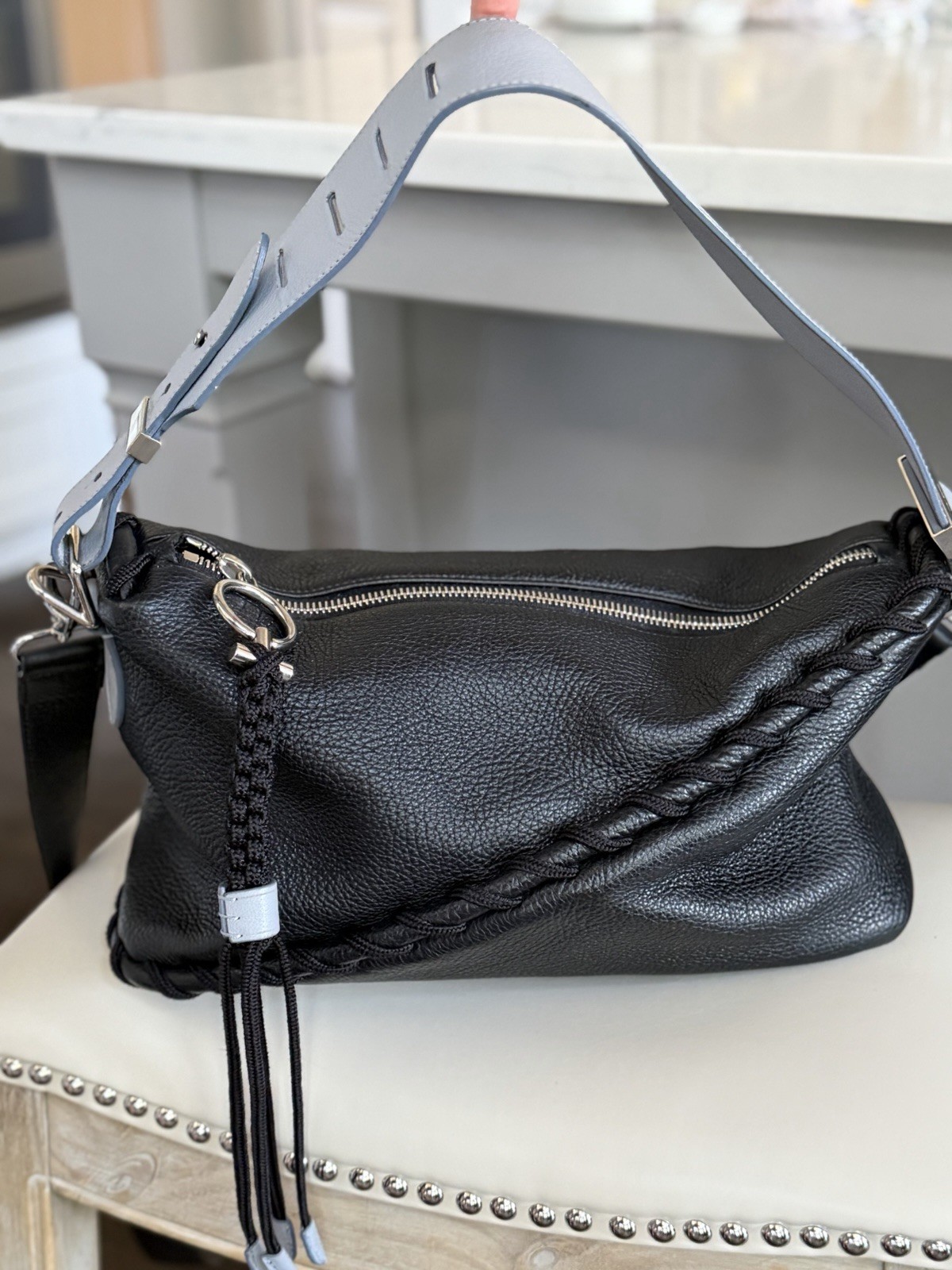 Acne Studios messenger bag with rope in excellent condition