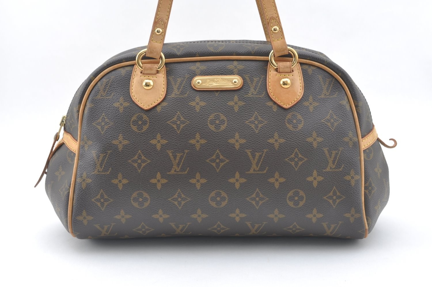 Authentic Louis Vuitton Monogram Montorgueil PM M95565 Shoulder Tote Bag AB020
