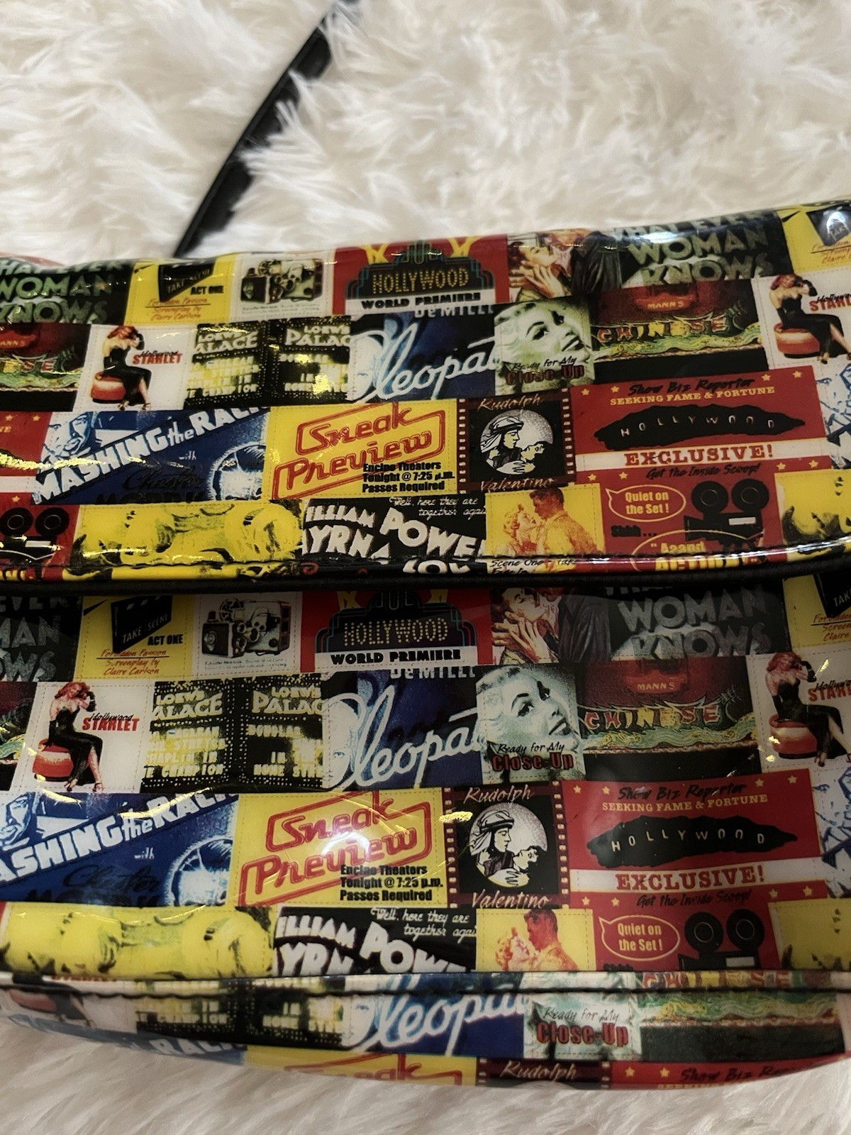 Relic By Fossil Crossbody Bag Purse Featuring Hollywood Retro Movie Theme