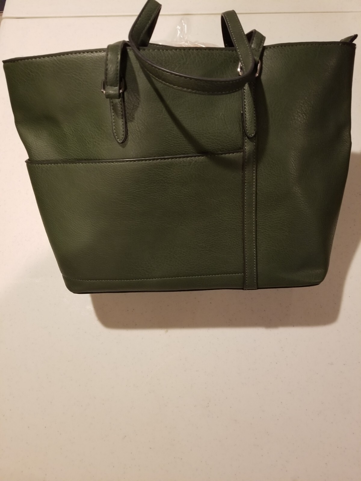 SevenDays Lifestyle & Dreams Tote Style Purse VL Forest Green