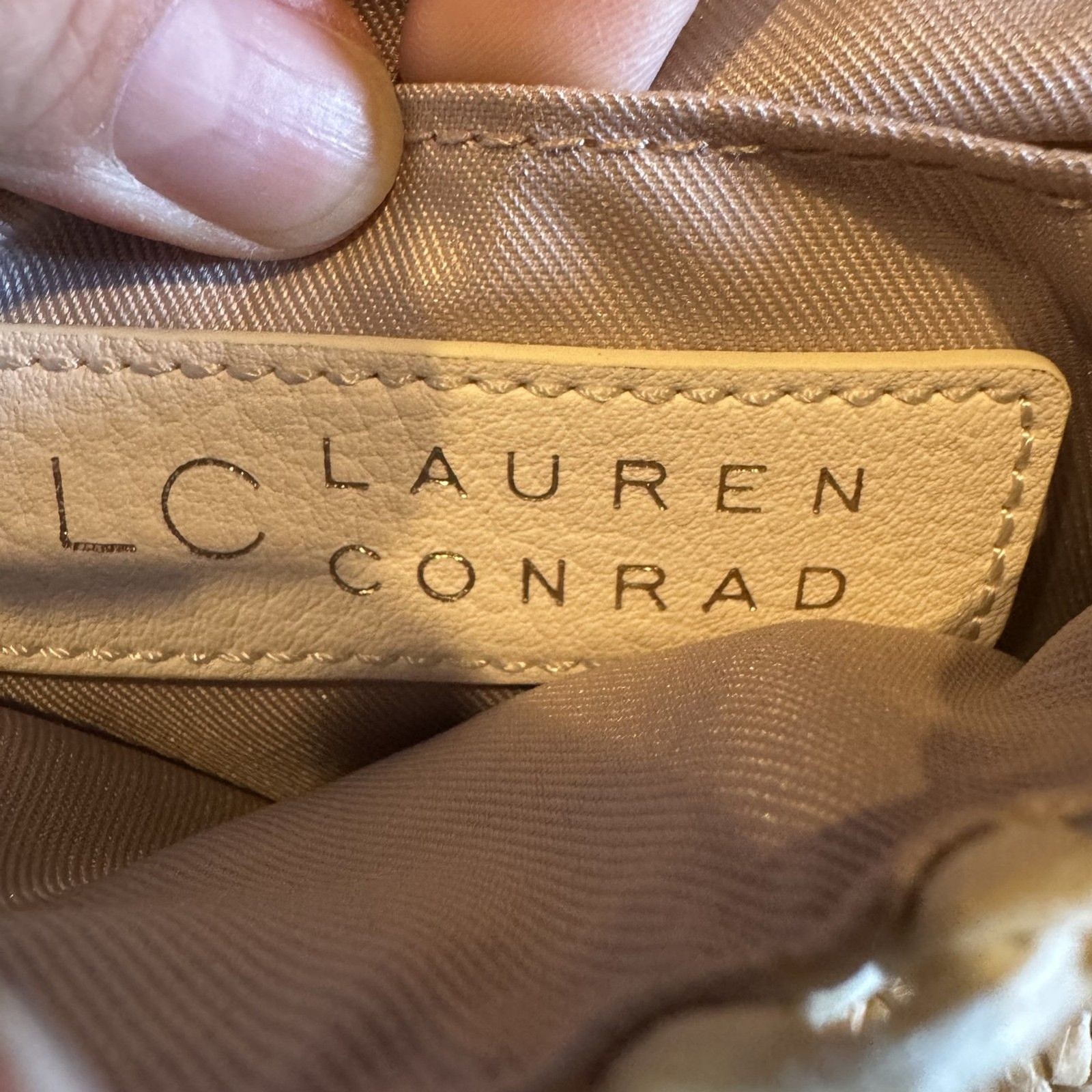 LC Lauren Conrad Crossbody Bag Woven Paper Straw Floral Cream Boho Festival