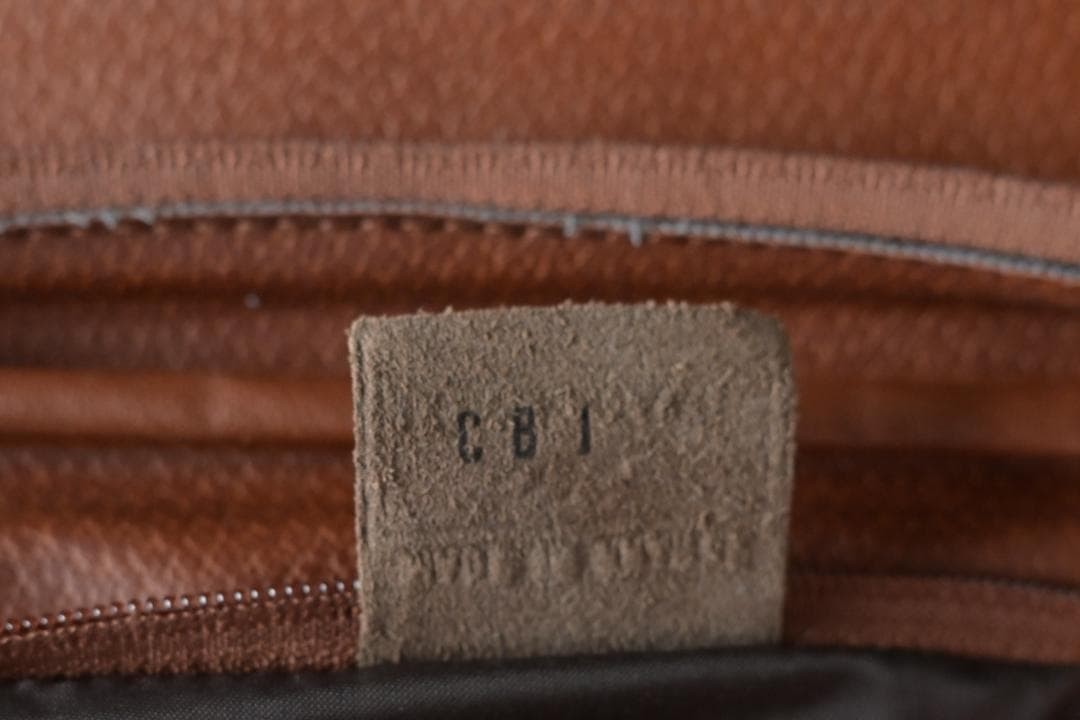 LONGCHAMP Leather Shoulder Bag Brown Auth Women about 9.06 x 12.20 × 2.76 inches