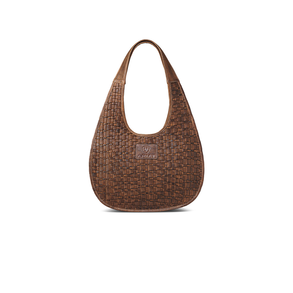 Ariat Paige Round Brown Basketweave – Ladies Purses – A770019802