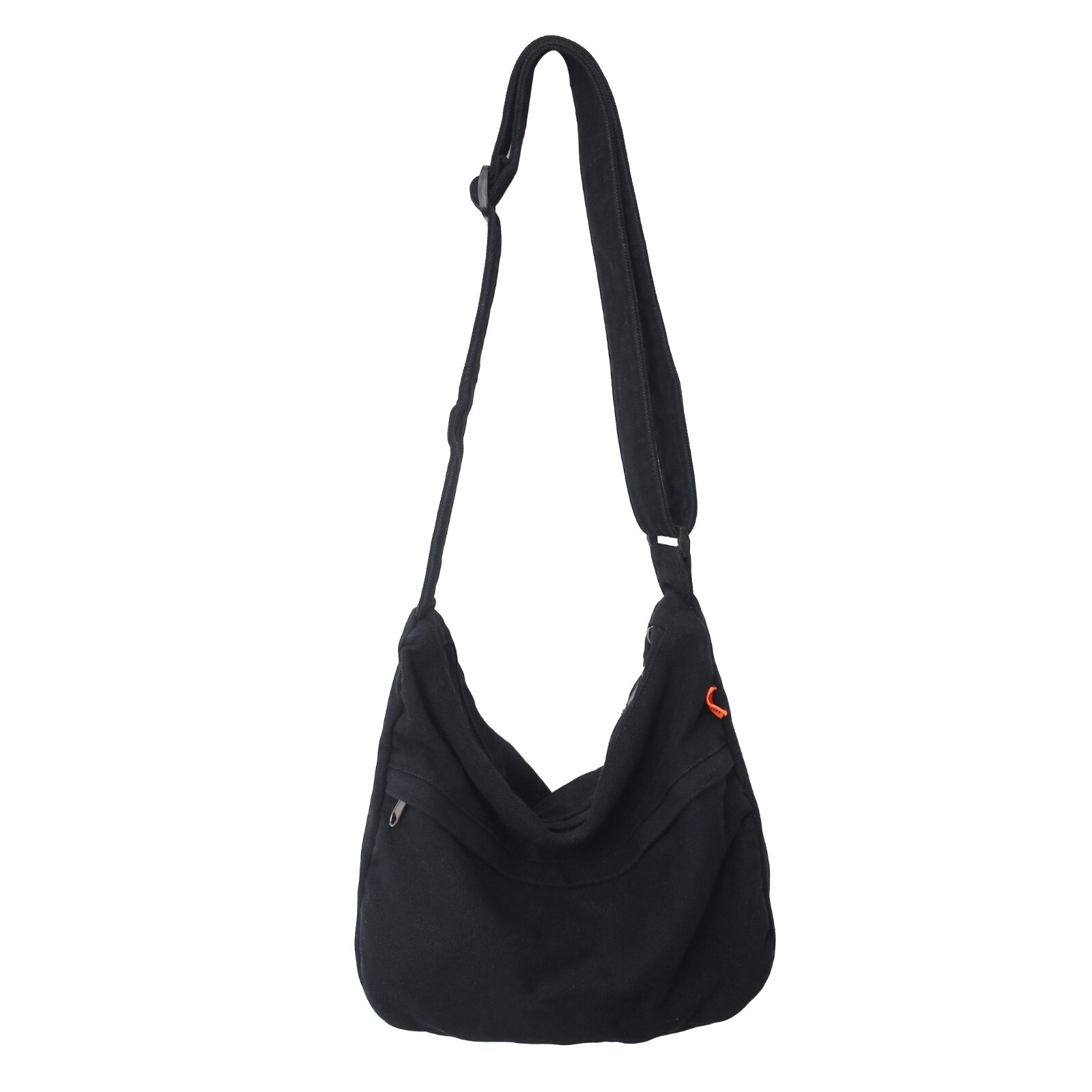 Crossbody Canvas Bag for Women and Men Slouchy Bag Shoulder Messenger Travel