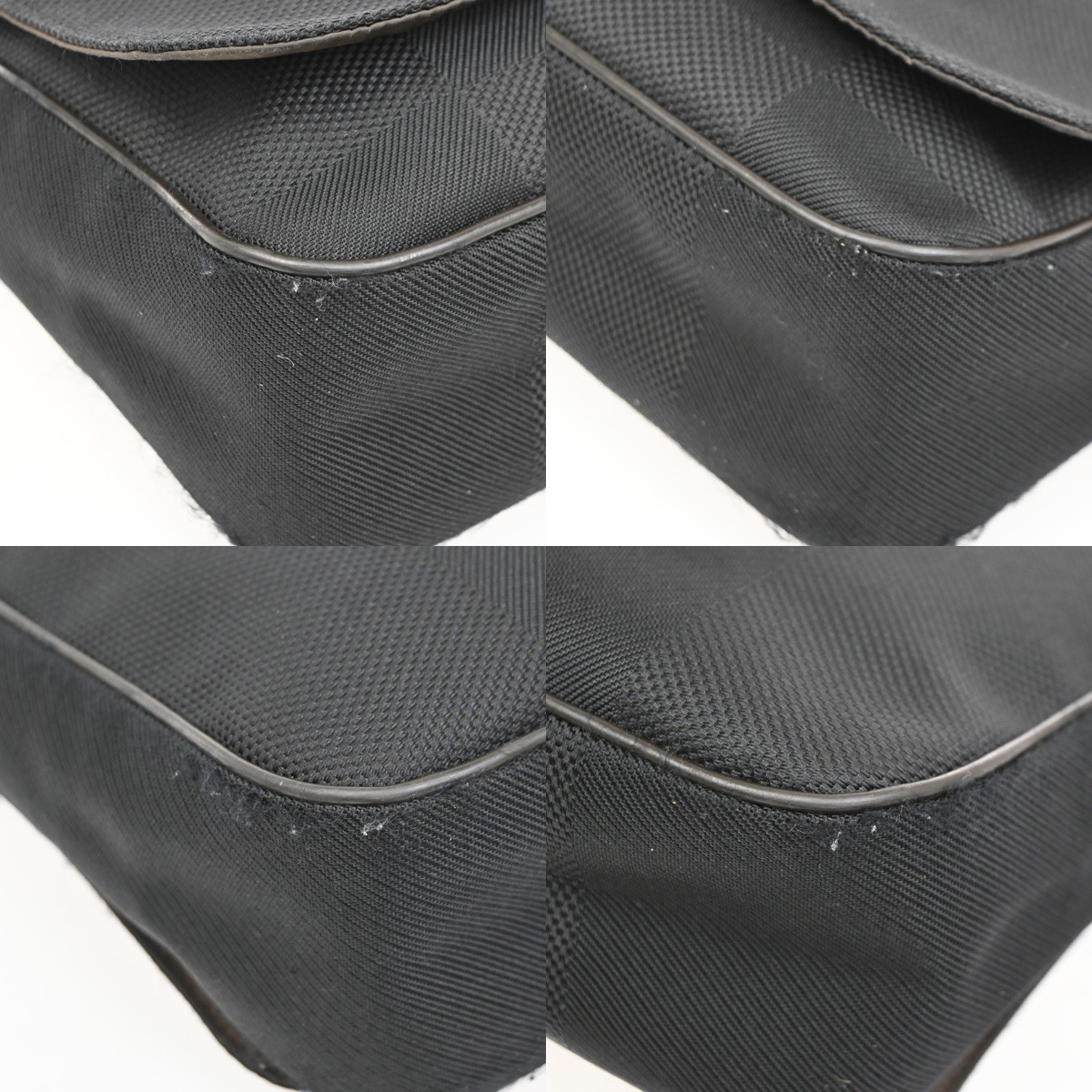 LOUIS VUITTON Messenger Bag Damier Geant Canvas Leather Black M93032 38KC050