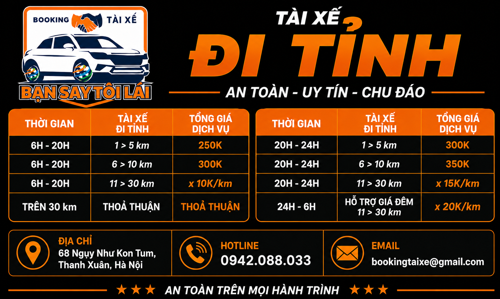 thuê lái xe về quê Gia Lâm