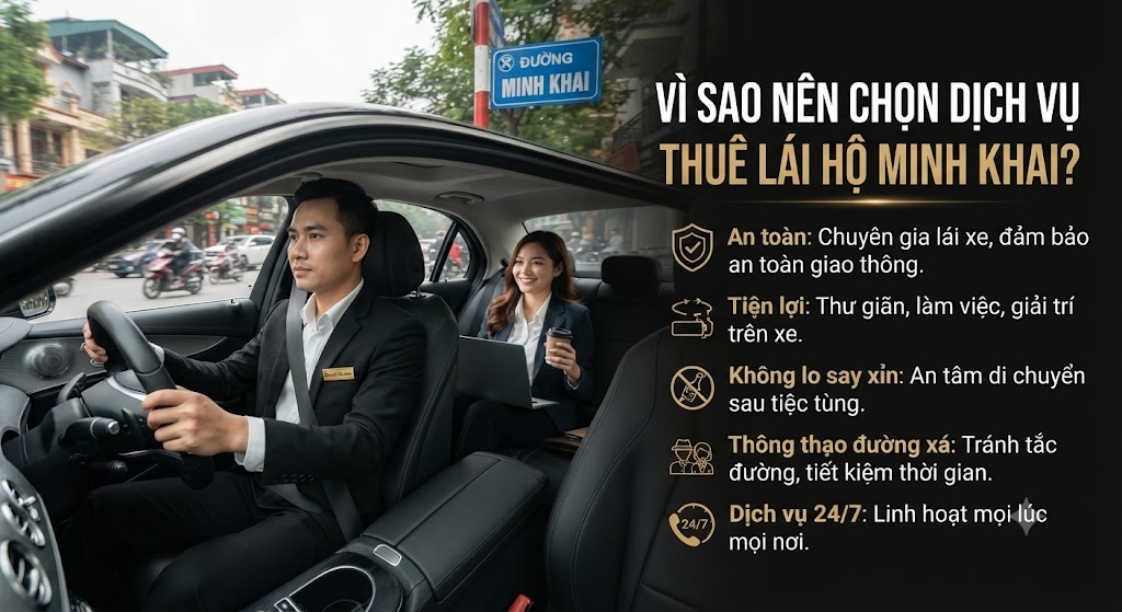 thuê lái hộ đường Minh Khai