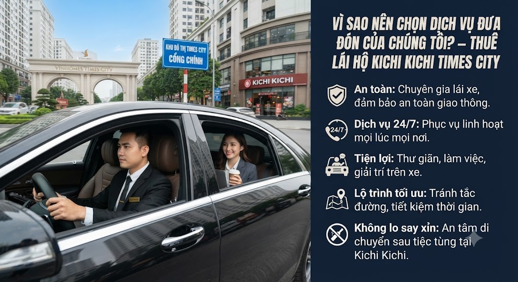 thuê lái hộ Kichi Kichi Times City
