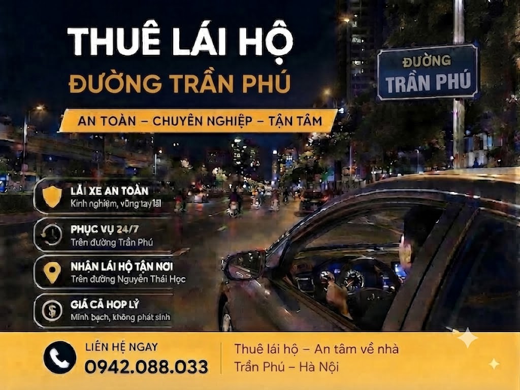 thuê lái hộ đường Trần Phú