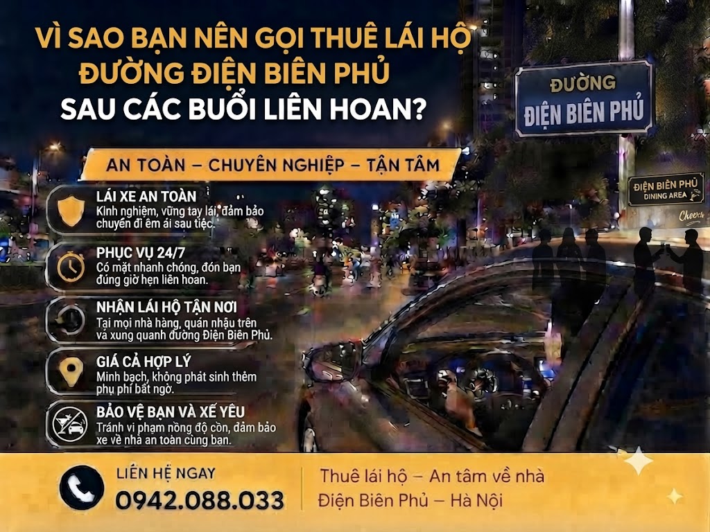 thuê lái hộ đường Điện Biên Phủ