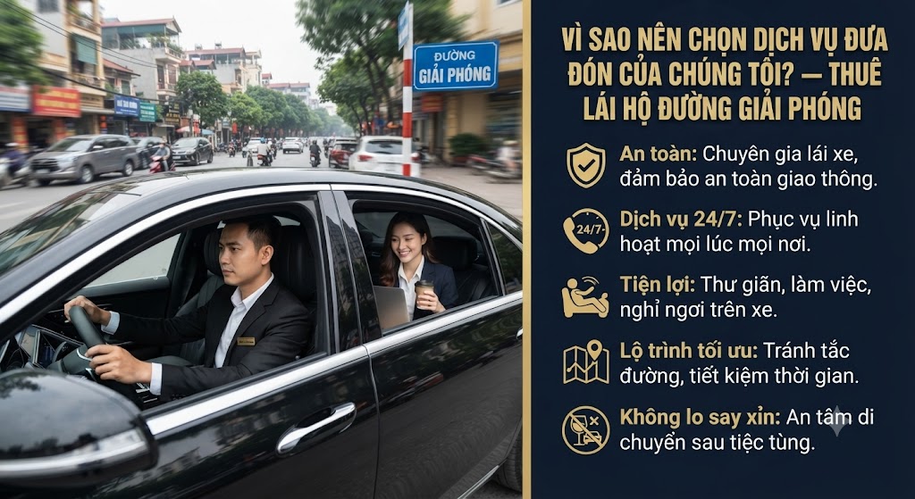 thuê lái hộ đường Giải Phóng